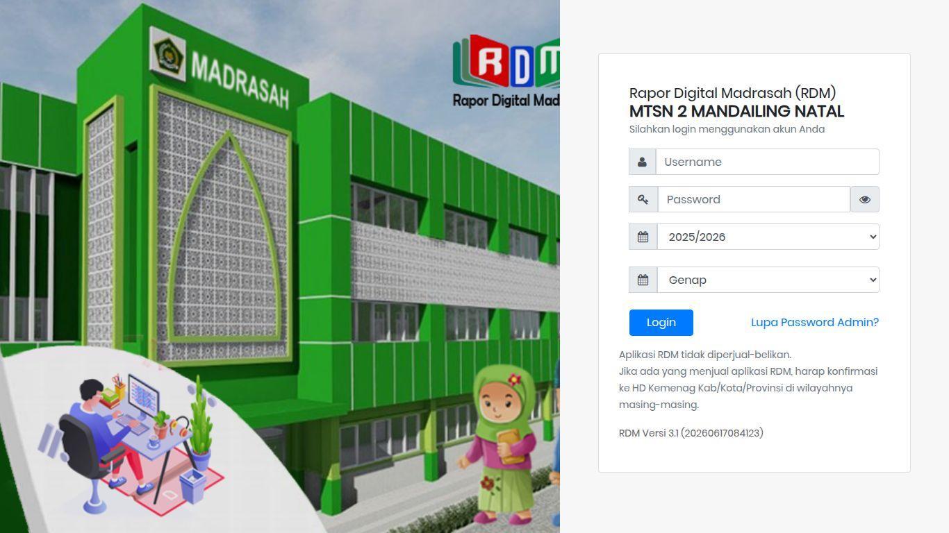 Rapor Digital Madrasah